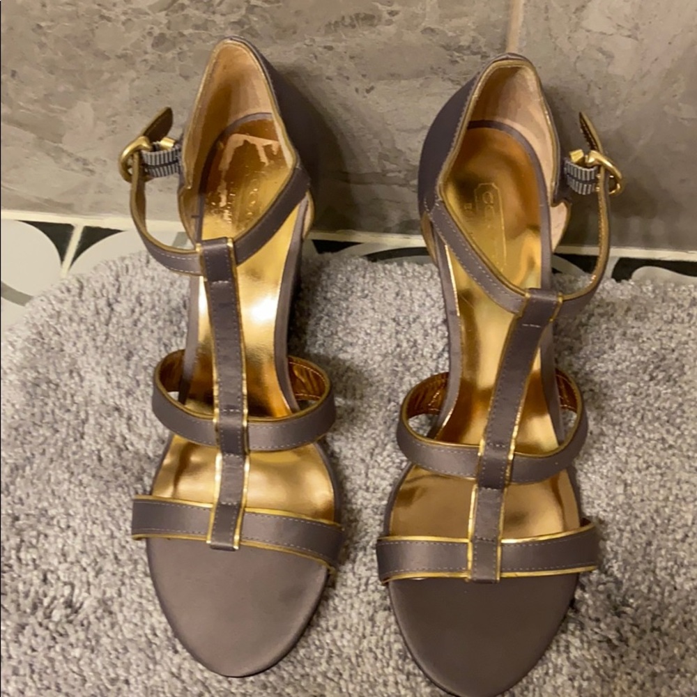Coach Trixie wedge shoes